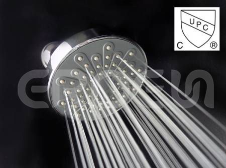 UPC cUPC Radial Shaped Single Function Shower Head - Radial Style Single Function Shower Head